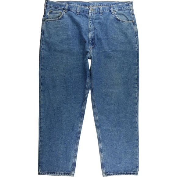 SOLD Carhartt Relaxed Fit Jeans Men's 48x32 Fleece Lined B929 - Picture 1 of 13